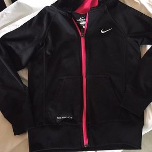Nike Youth girls size small hooded zip up